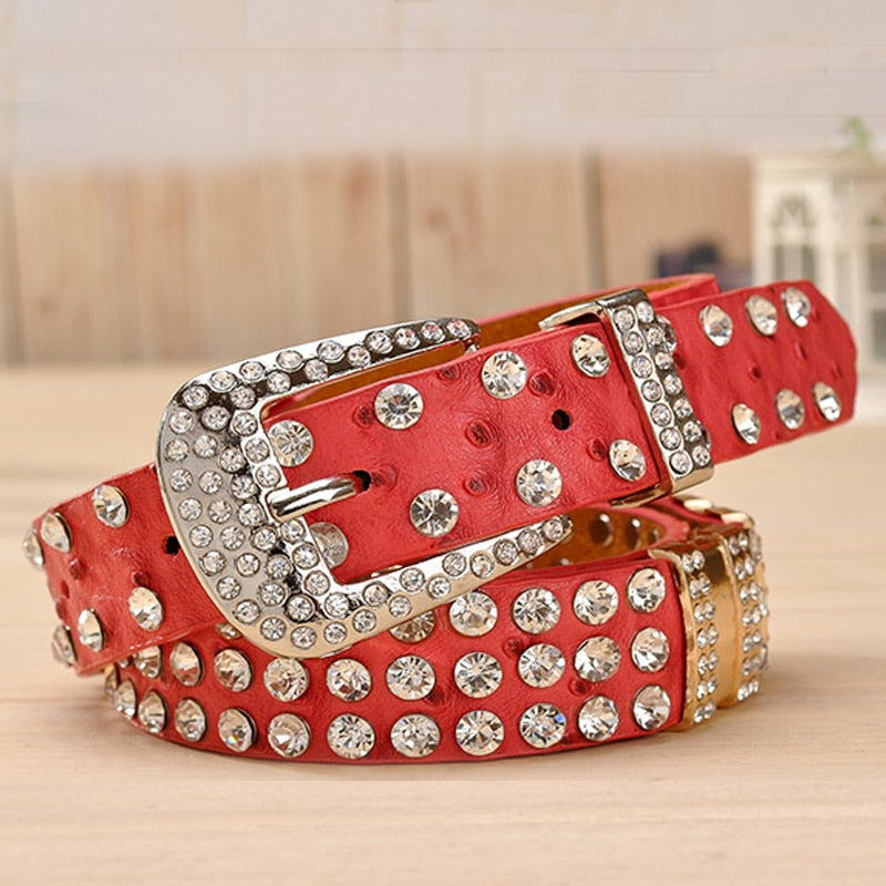 Women's Rhinestone Belts