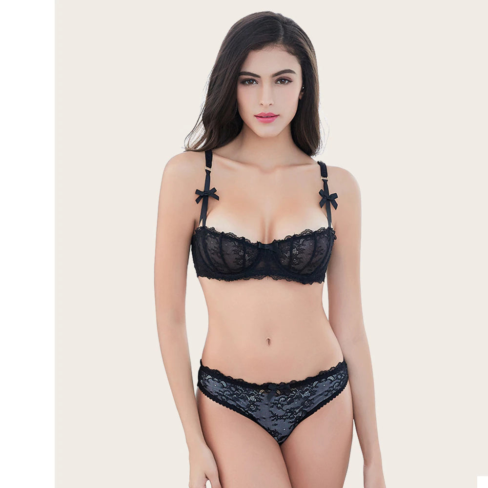 Women's Lingerie Set in Floral Lace