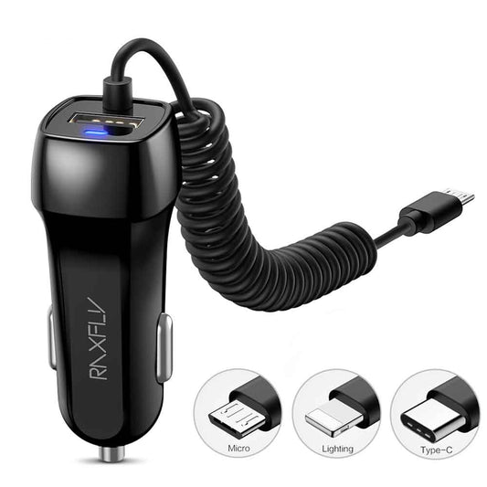 Quick USB Car Charger for Mobile Phone