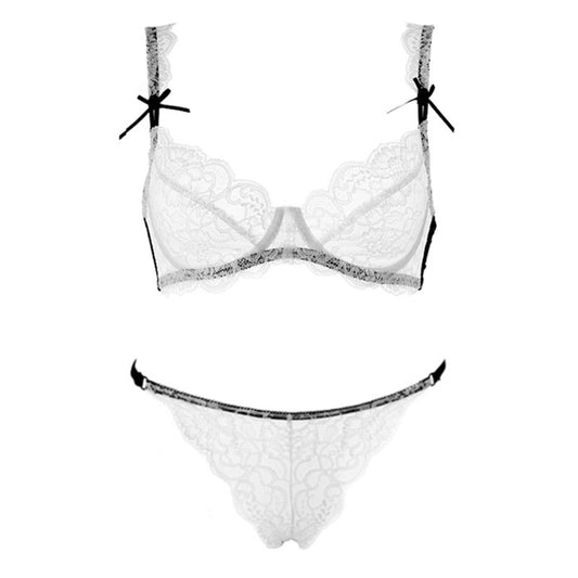 Women’s Thin Bridal Lingerie 2 pcs Set