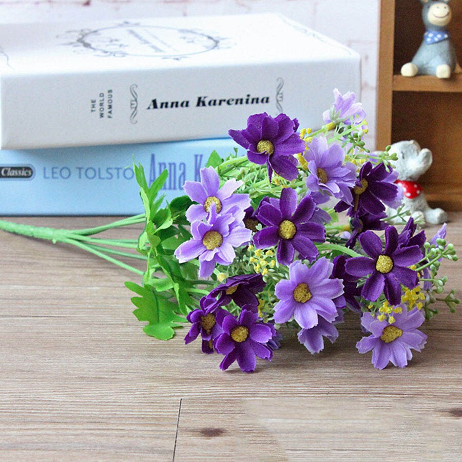 Decorative Artificial Flowers 28 pcs Set