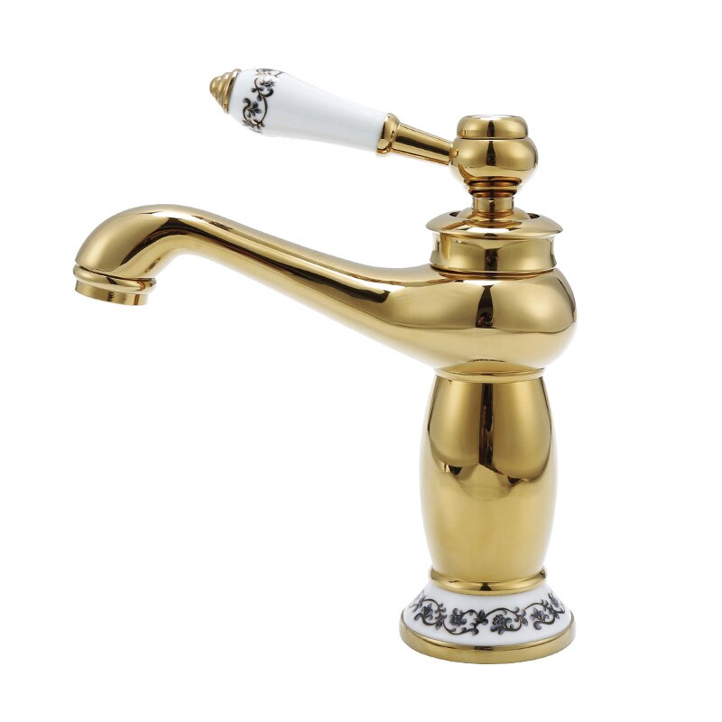 Luxury Crystal Patterned Basin Faucet