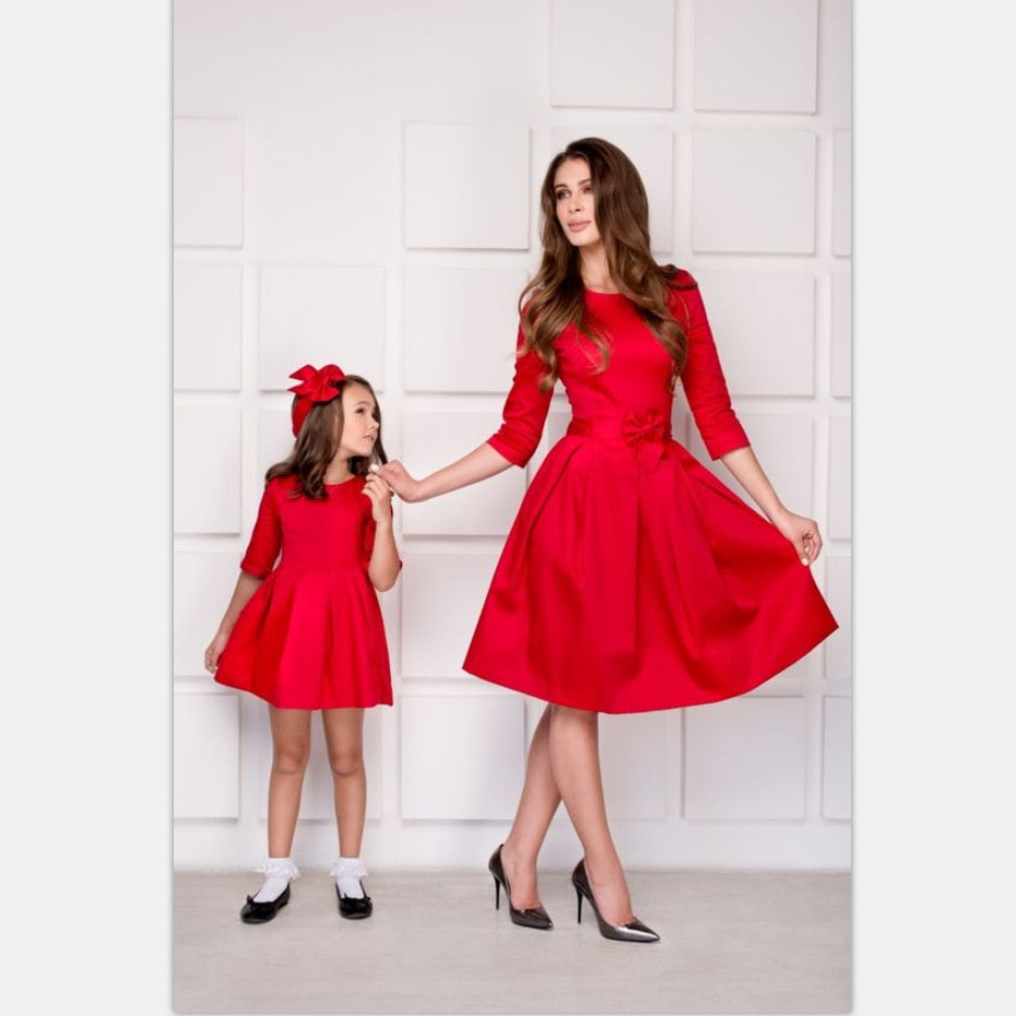 Mommy And Daughter Matching Dresses