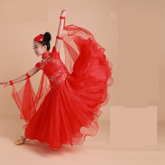 Girl's Fashion Ballroom Dance Dresses