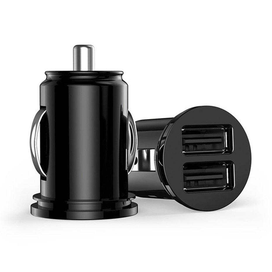 Car 2 Port USB Mini Charger