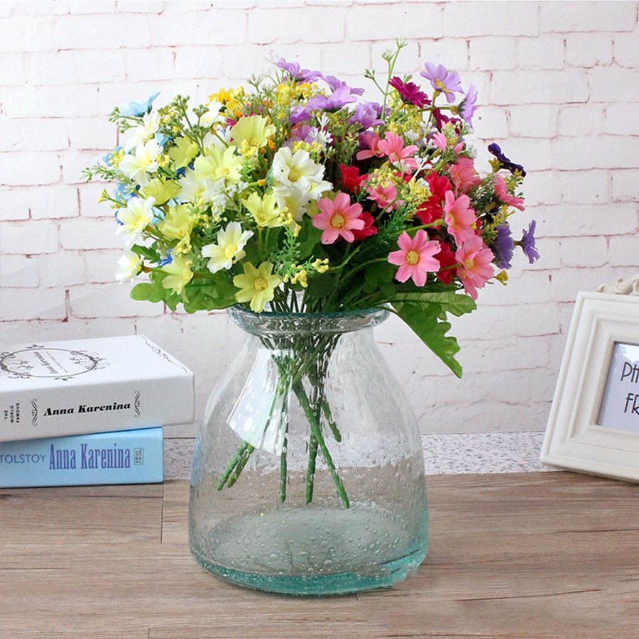 Decorative Artificial Flowers 28 pcs Set