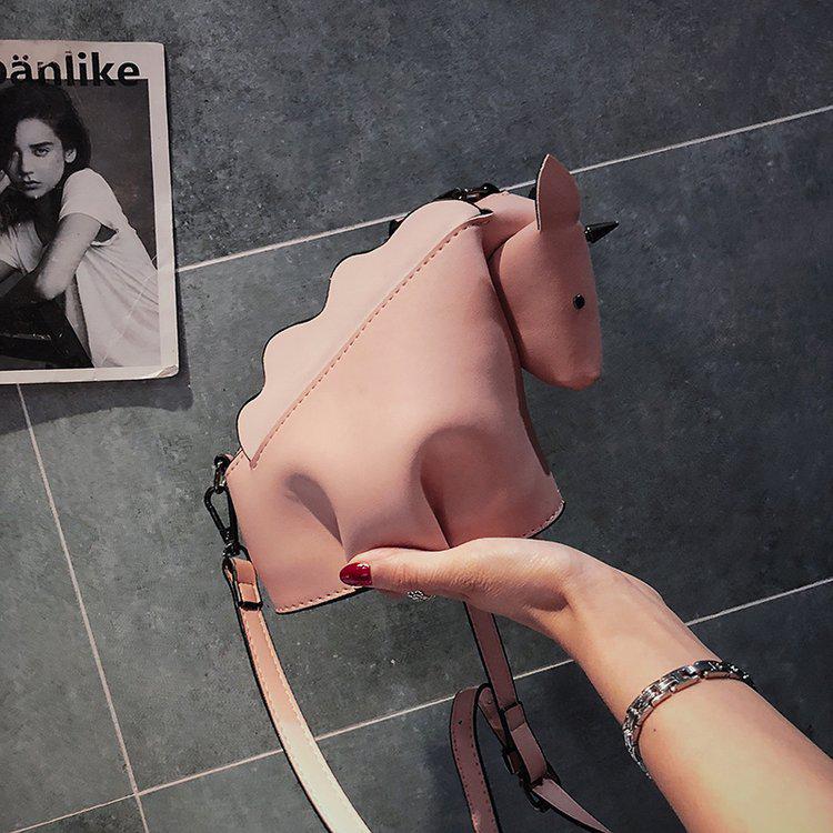 Women's Unicorn Shape PU Bag