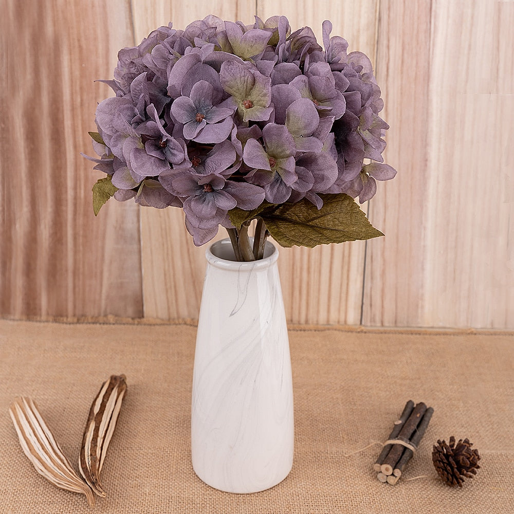 Artificial Silk Hydrangea Flowers