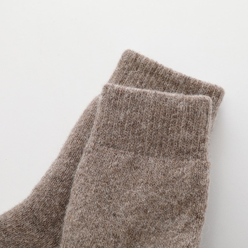 1 Pair of Wool Slipper Socks for Men