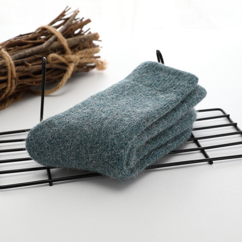 1 Pair of Wool Slipper Socks for Men