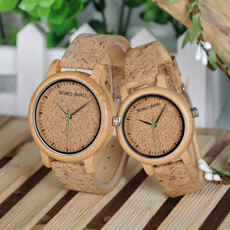 Bamboo Handmade Watches for Couples and Lovers