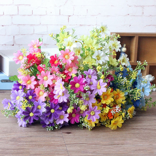 Decorative Artificial Flowers 28 pcs Set