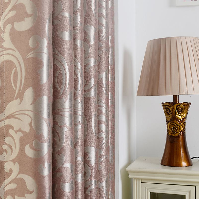 Luxury Ornament Double Jacquard Curtains