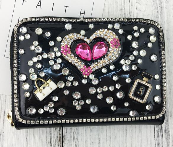 Women's Luxurious Crystal Design Wallet