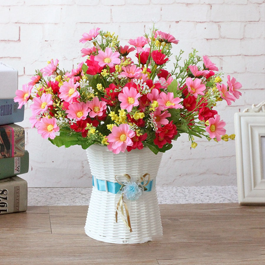 Decorative Artificial Flowers 28 pcs Set