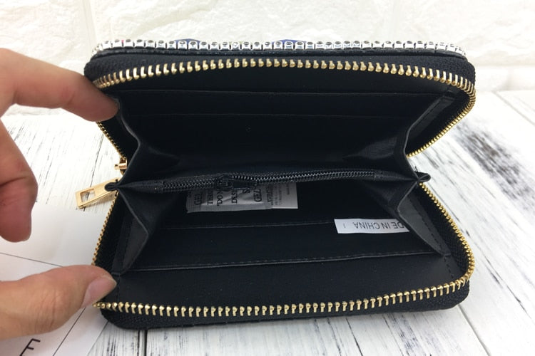 Women's Luxurious Crystal Design Wallet