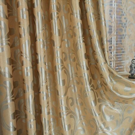 Luxury Ornament Double Jacquard Curtains