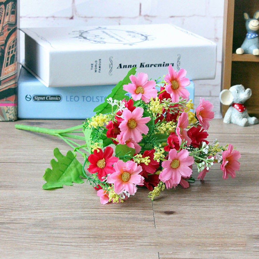 Decorative Artificial Flowers 28 pcs Set