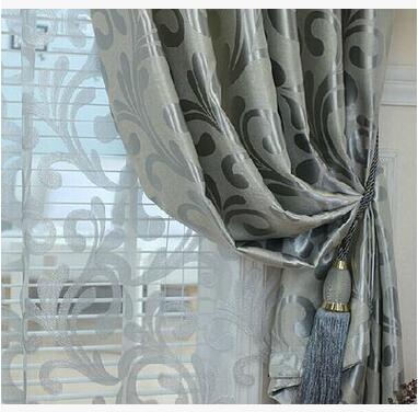 Luxury Ornament Double Jacquard Curtains