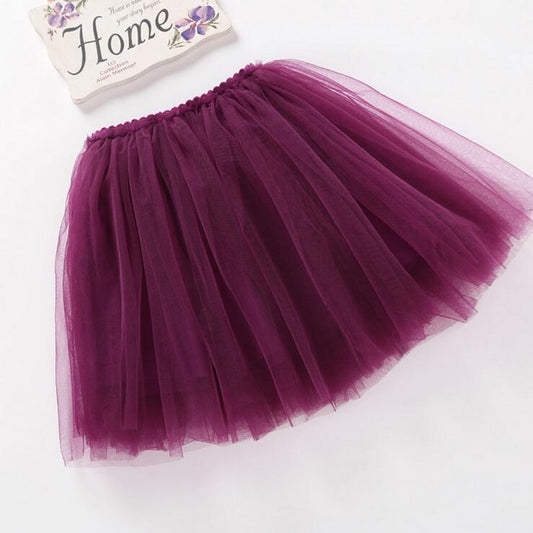 Luxury Knee-Length Bouffant Girl's Skirt